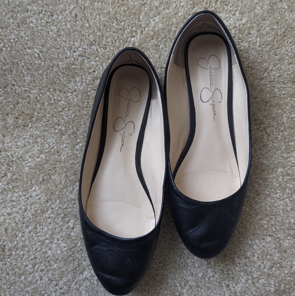 Jessica Simpson Ginly Black Flats 8.5 - Picture 1 of 4